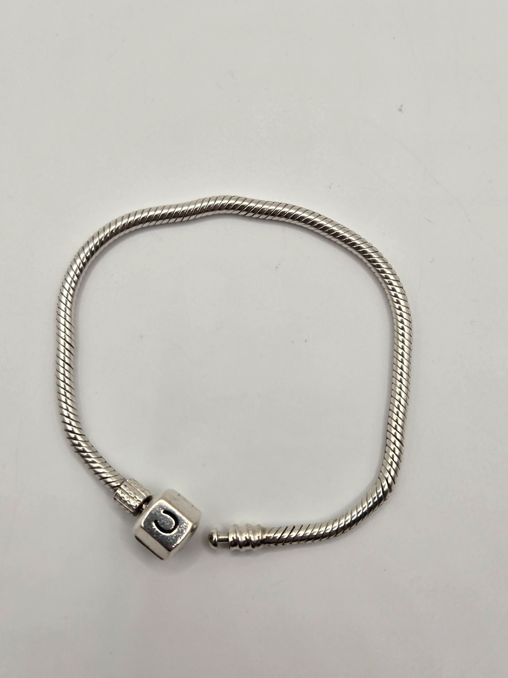 Chamilia Sterling Silver Snake Chain Charm Bracelet – 925 | 7"